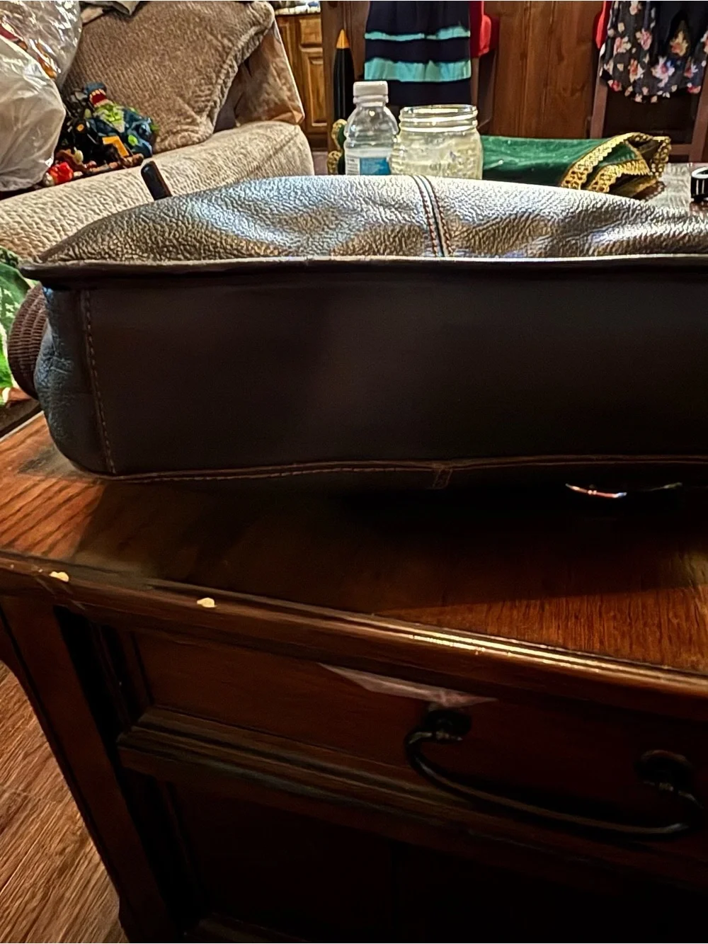 Picard Genuine Leather Messenger Bag Brown Crossbody Laptop Satchel Shoulder Bag